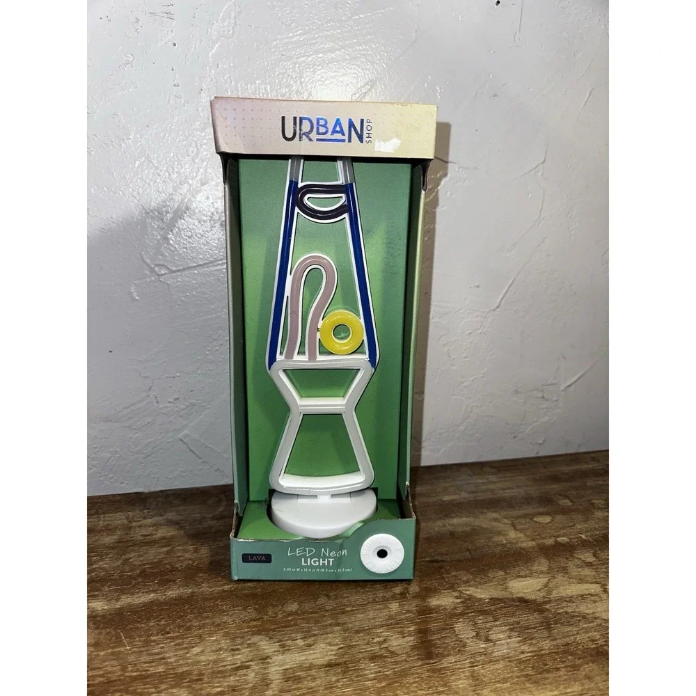 Urban Lifestyle LED Figural Lava Lamp Accent Table Lamp, 12.25